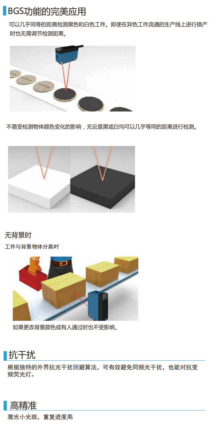 KJT-L61-BG系列 背景抑制江南手游app在哪下载地址
|光电开关产品型号-参数-接线图